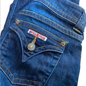 Hudson Signature Piete Bootcut Jeans | Size 28 | Dark Wash
